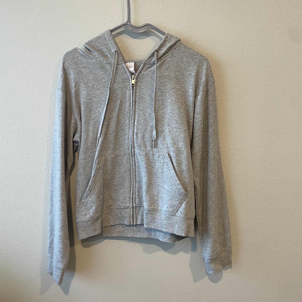 Auden Heather Gray Zip-Up Hoodie